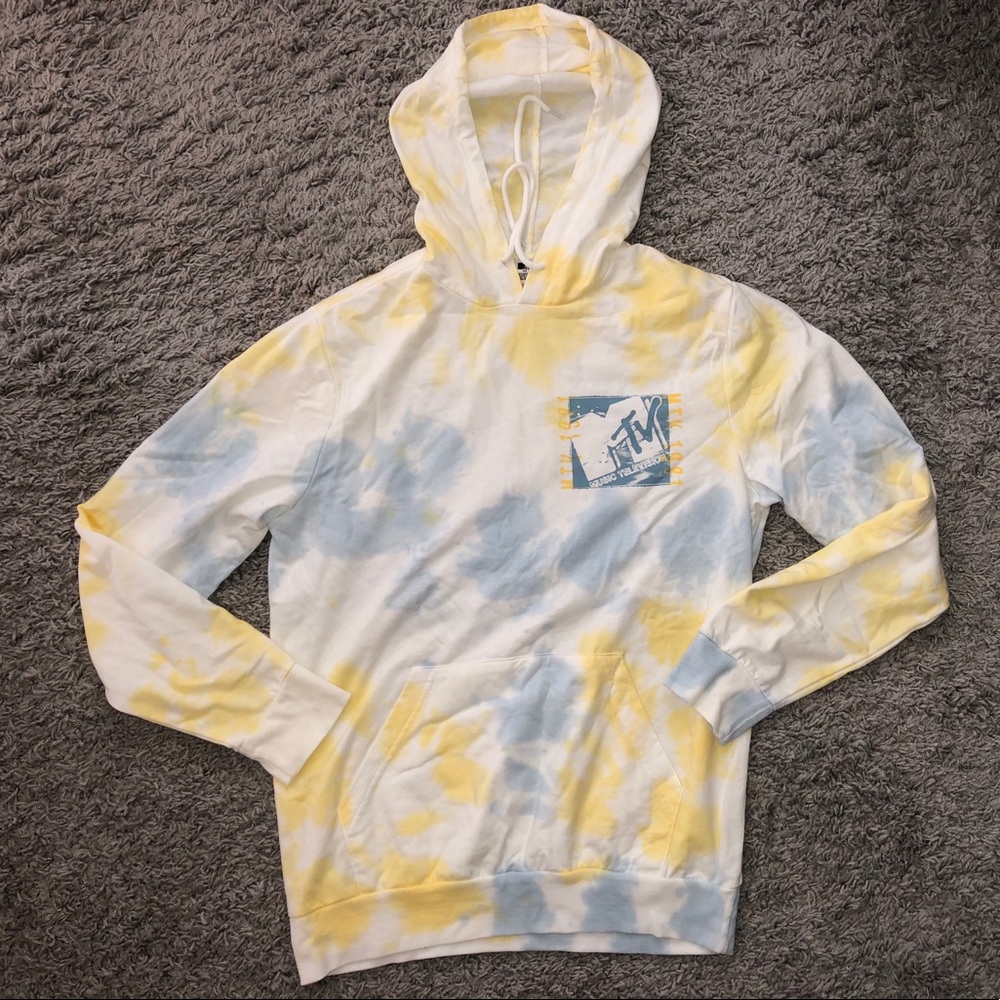 ❌SOLD❌ NWT Tie Dye MTV Hoodie